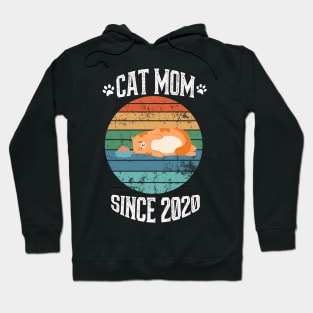 Cat Mom Since 2020 Hoodie